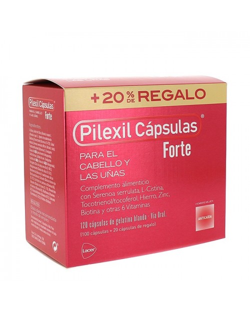 Pilexil Forte 100 + 20 Cápsulas