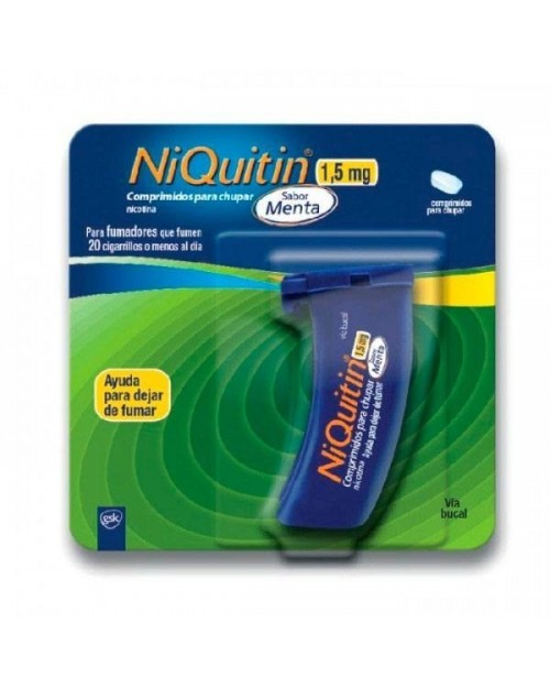 NIQUITIN (1.5 MG 60 COMPRIMIDOS PARA CHUPAR MENTA )